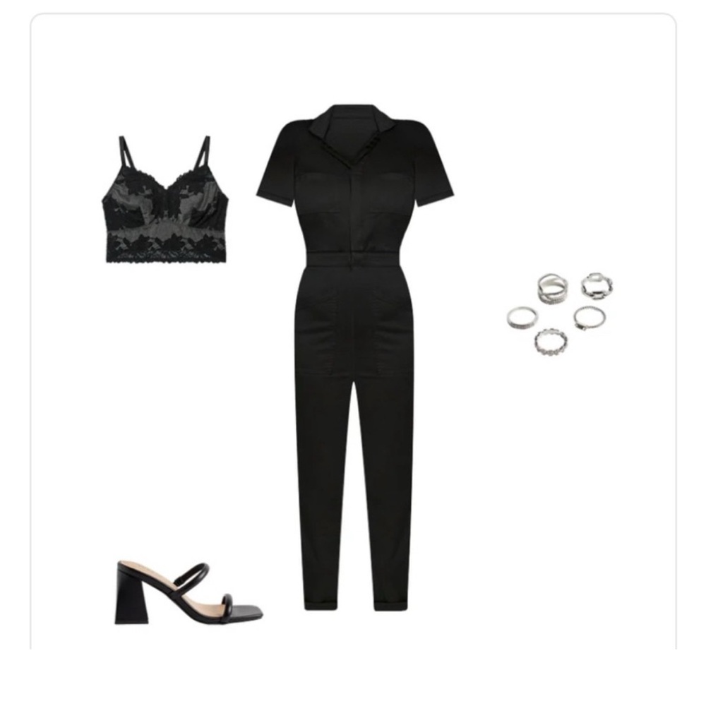 Torrid Black Tailored Jumpsuit Sleek Design
